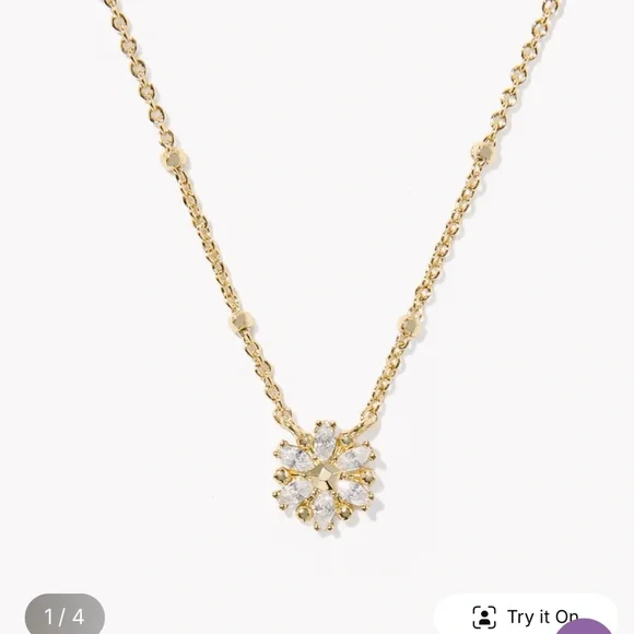 Kendra Scott Gold Necklace - Picture 3 of 5